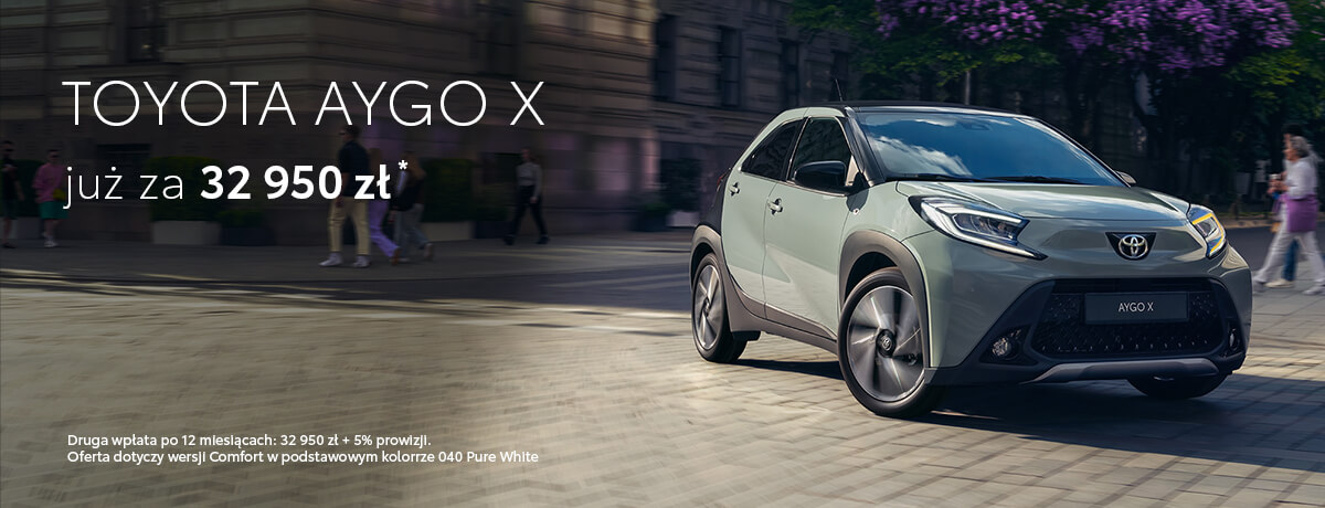 Wyjedź nową Toyotą Aygo X Comfort
